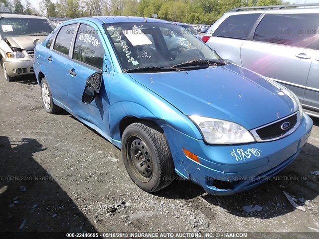 1FAHP34N57W256623 - 2007 FORD FOCUS ZX4/S/SE/SES 蓝色 照片 1