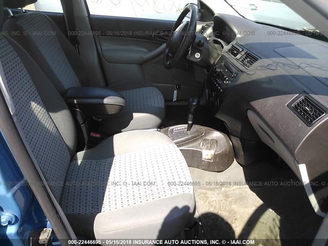 1FAHP34N57W256623 - 2007 FORD FOCUS ZX4/S/SE/SES 蓝色 照片 5