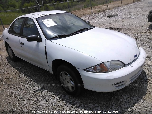 1G1JC5244Y7438461 - 2000 CHEVROLET CAVALIER WHITE photo 1