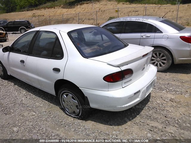 1G1JC5244Y7438461 - 2000 CHEVROLET CAVALIER WHITE photo 3