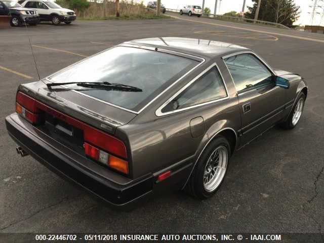 JN1HZ14S8EX007757 - 1984 DATSUN 300ZX GRAY photo 4