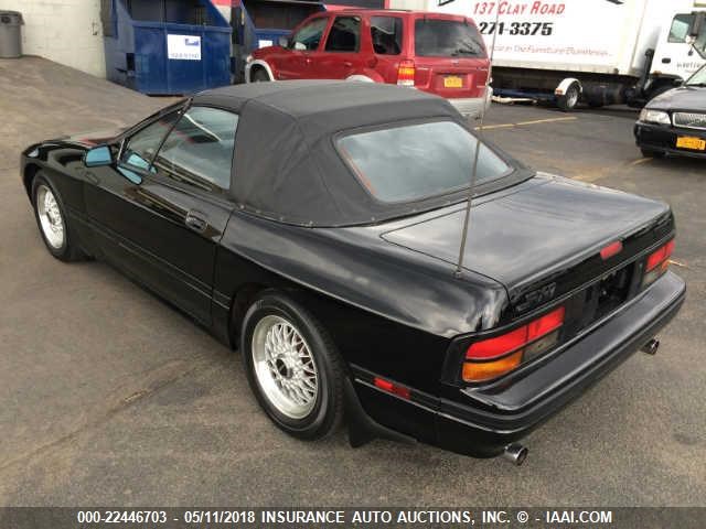 JM1FC3518J0106928 - 1988 MAZDA RX7 BLACK photo 3