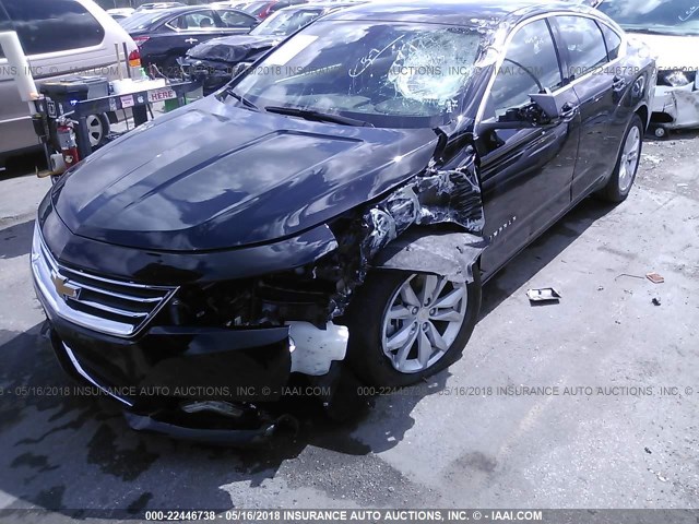 2G1105S35J9134530 - 2018 CHEVROLET IMPALA LT BLACK photo 6