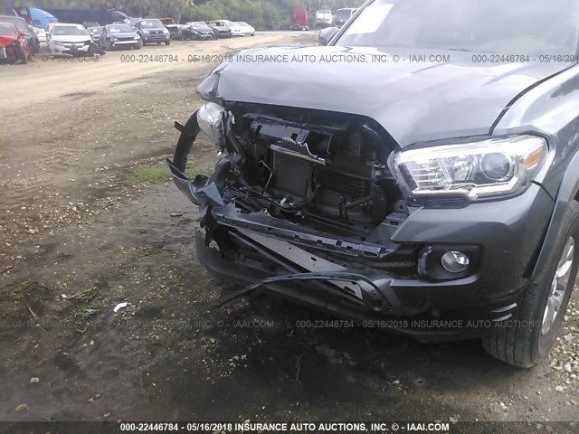 5TFAZ5CN3HX048139 - 2017 TOYOTA TACOMA DBL CAB/SR5/TRD SPORT/OR GRAY photo 6