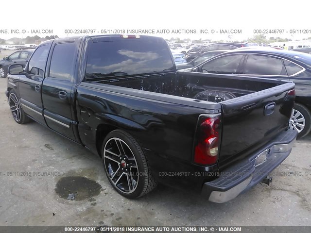2GCEC13T041426337 - 2004 CHEVROLET SILVERADO C1500 BLACK photo 3