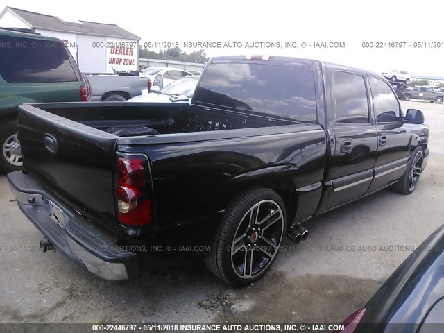 2GCEC13T041426337 - 2004 CHEVROLET SILVERADO C1500 BLACK photo 4