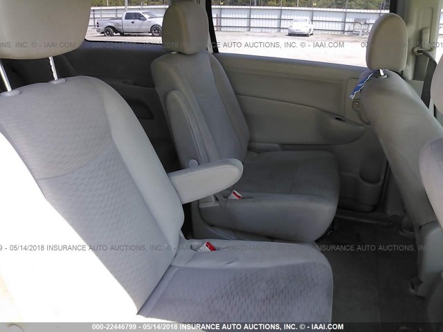 JN8AE2KP4E9108110 - 2014 NISSAN QUEST S/SV/SL/LE SILVER photo 8