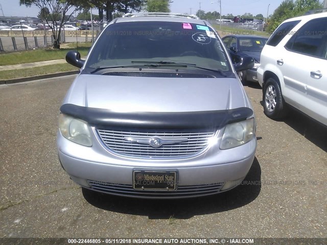 2C8GP64L21R139828 - 2001 CHRYSLER TOWN & COUNTRY LIMITED SILVER photo 6