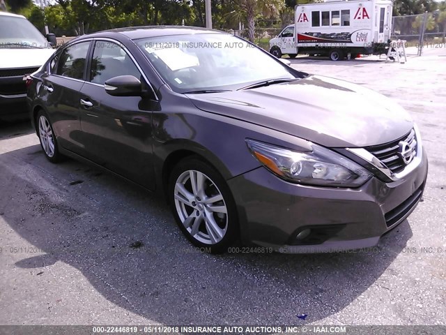 1N4BL3AP3HC155297 - 2017 NISSAN ALTIMA 3.5SL/3.5 SR BROWN photo 1