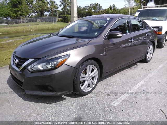 1N4BL3AP3HC155297 - 2017 NISSAN ALTIMA 3.5SL/3.5 SR BROWN photo 2