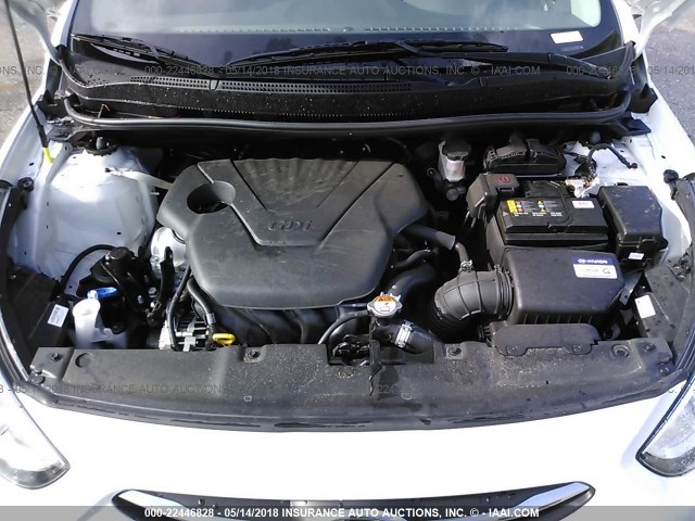 KMHCT4AE0HU372959 - 2017 HYUNDAI ACCENT SE 白色 照片 10