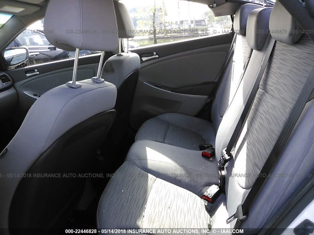 KMHCT4AE0HU372959 - 2017 HYUNDAI ACCENT SE 白色 照片 8