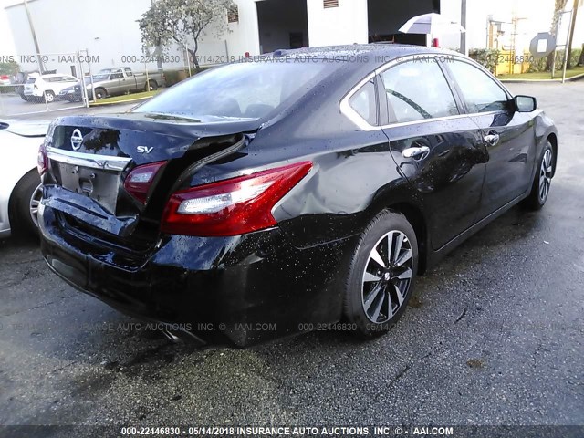 1N4AL3AP6JC191843 - 2018 NISSAN ALTIMA 2.5/S/SV/SL/SR BLACK photo 4