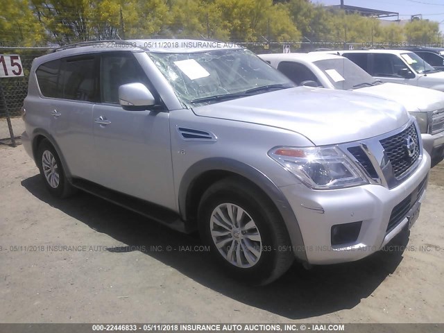 JN8AY2ND4J9050342 - 2018 NISSAN ARMADA SV/SL/PLATINUM GRAY photo 1