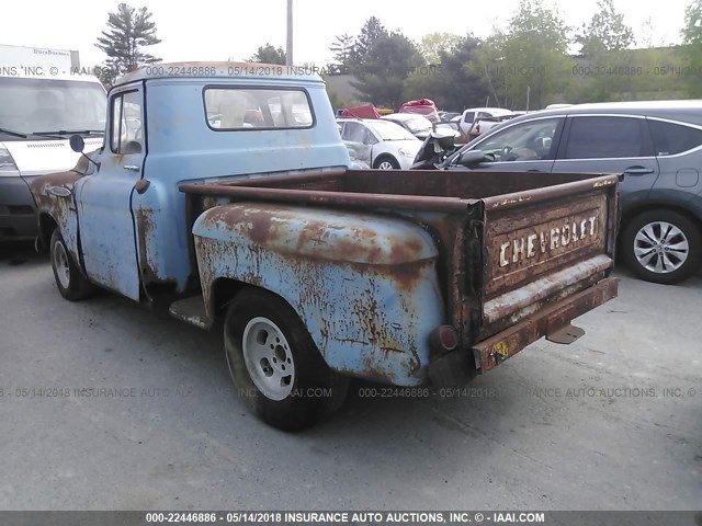 3A57J111042 - 1957 CHEVROLET 150  BLUE photo 3