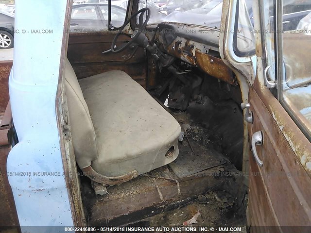 3A57J111042 - 1957 CHEVROLET 150  BLUE photo 5