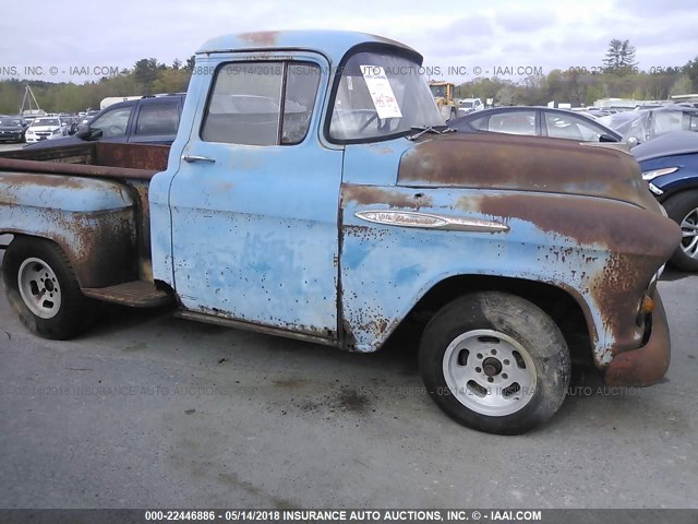 3A57J111042 - 1957 CHEVROLET 150  BLUE photo 6