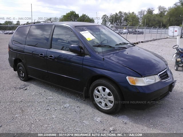 5FNRL18083B083062 - 2003 HONDA ODYSSEY EXL ლურჯი ფოტო 1