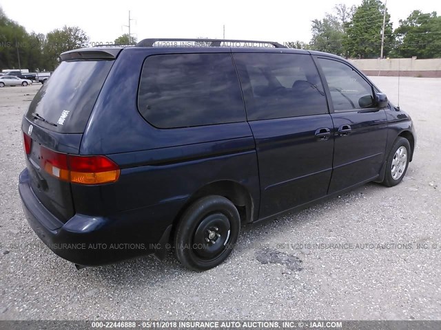 5FNRL18083B083062 - 2003 HONDA ODYSSEY EXL ლურჯი ფოტო 4