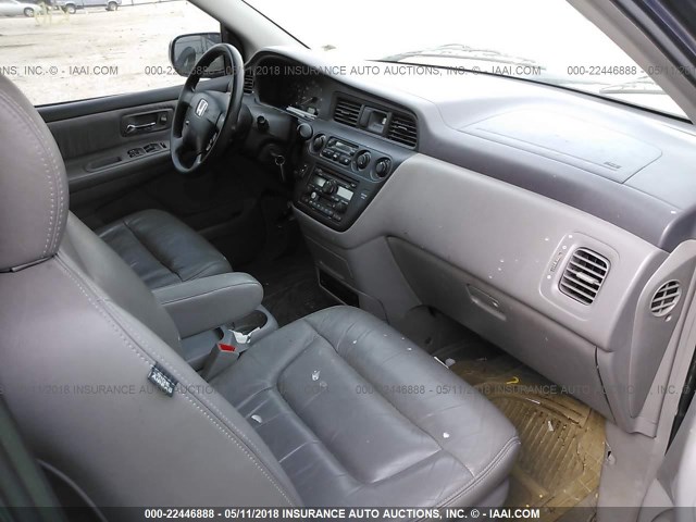 5FNRL18083B083062 - 2003 HONDA ODYSSEY EXL ლურჯი ფოტო 5