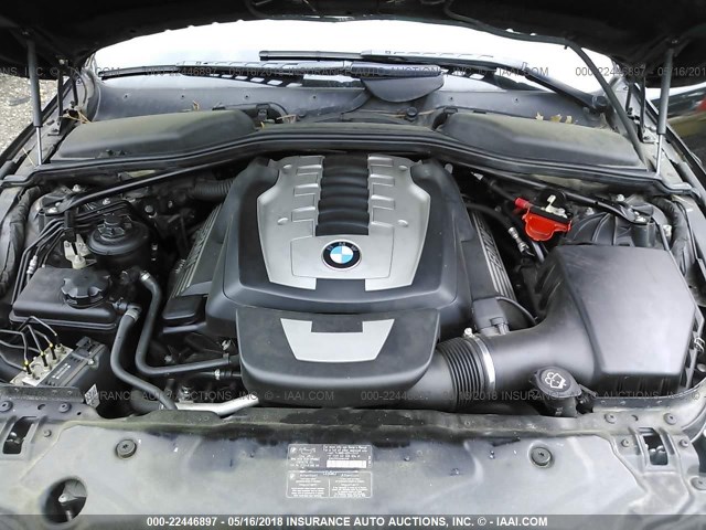 WBANW53568CT48563 - 2008 BMW 550 I BLACK photo 10