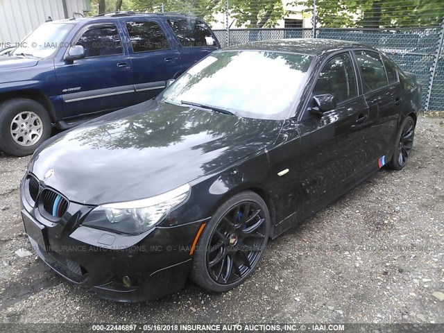 WBANW53568CT48563 - 2008 BMW 550 I BLACK photo 2