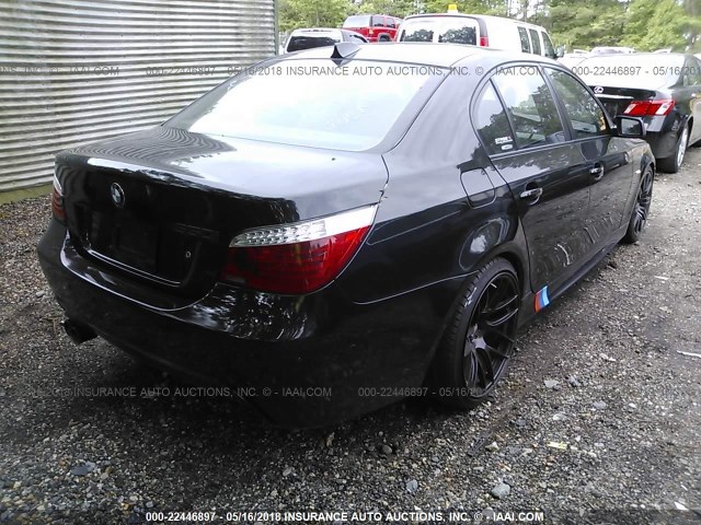 WBANW53568CT48563 - 2008 BMW 550 I BLACK photo 4