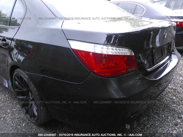 WBANW53568CT48563 - 2008 BMW 550 I BLACK photo 6