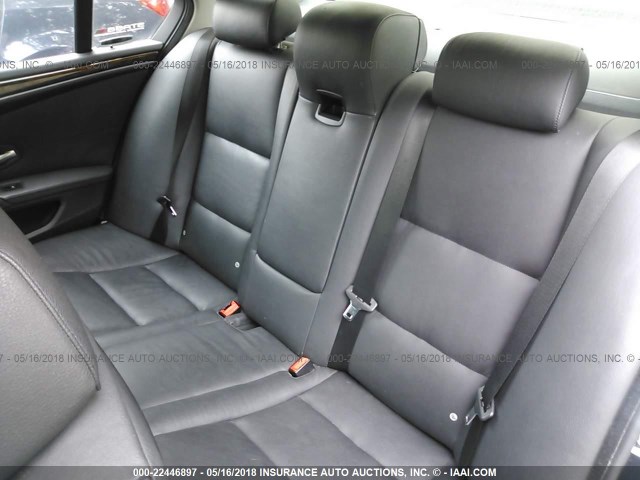 WBANW53568CT48563 - 2008 BMW 550 I BLACK photo 8