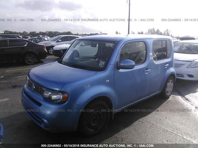 JN8AZ2KR5ET350350 - 2014 NISSAN CUBE S/SL BLUE photo 2