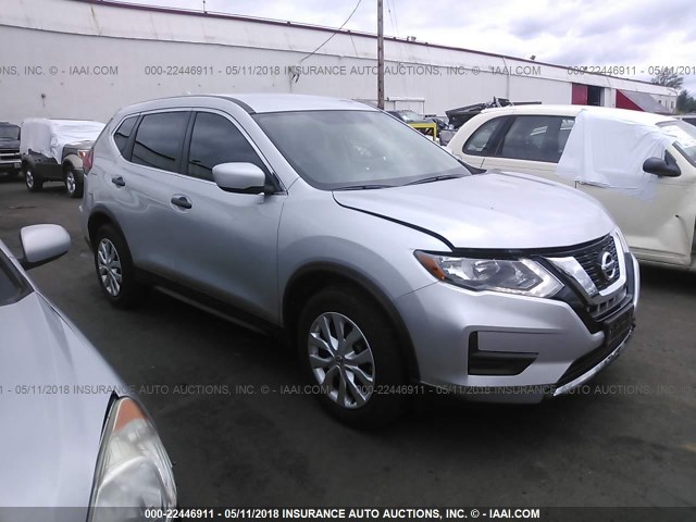 KNMAT2MT7HP543392 - 2017 NISSAN ROGUE S/SV SILVER photo 1