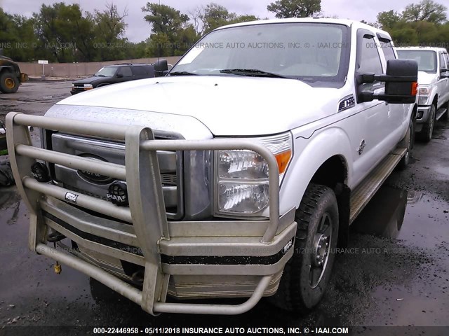 1FT7W2BT8CEC88700 - 2012 FORD F250 SUPER DUTY WHITE photo 6