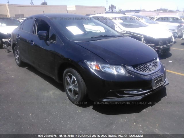 2HGFB2F74FH544639 - 2015 HONDA CIVIC SE BLACK photo 1