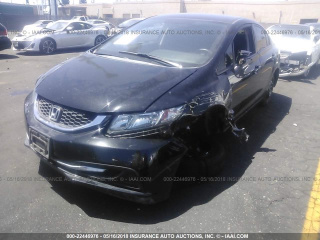 2HGFB2F74FH544639 - 2015 HONDA CIVIC SE BLACK photo 2