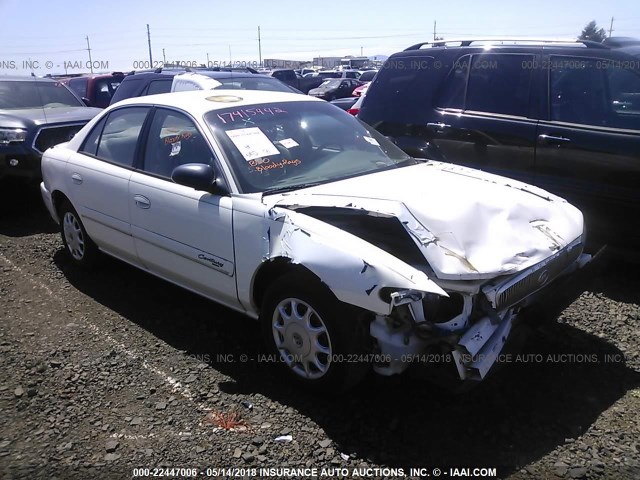 2G4WS52J911155011 - 2001 BUICK CENTURY CUSTOM WHITE photo 1