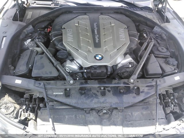 WBAKA8C58BCY36455 - 2011 BMW 750 I BLACK photo 10