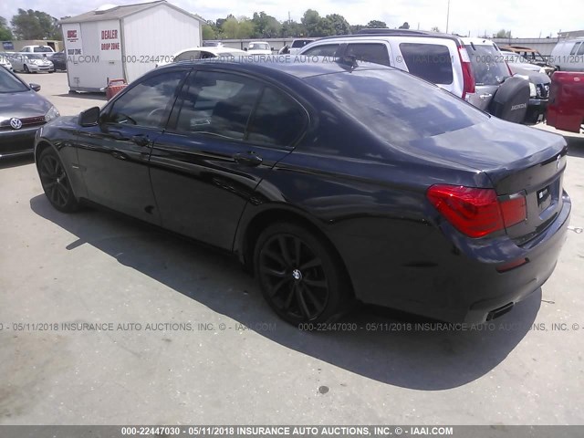 WBAKA8C58BCY36455 - 2011 BMW 750 I BLACK photo 3