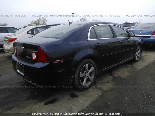 1G1ZF57509F101501 - 2009 CHEVROLET MALIBU HYBRID BLUE photo 4