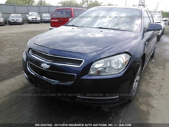 1G1ZF57509F101501 - 2009 CHEVROLET MALIBU HYBRID BLUE photo 6