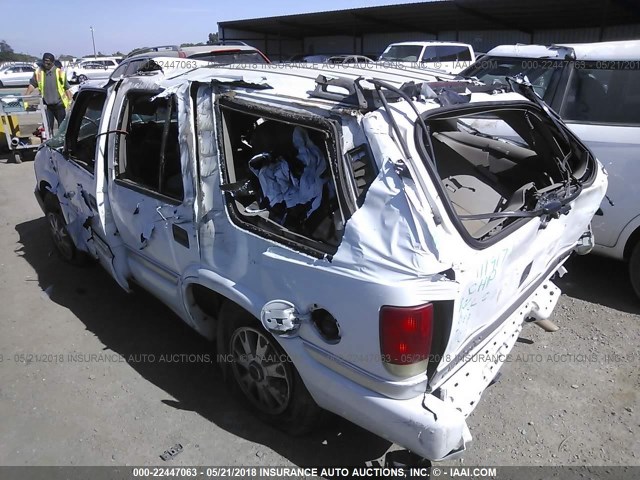 1GKDT13W8W2551910 - 1998 GMC JIMMY 白色 照片 3