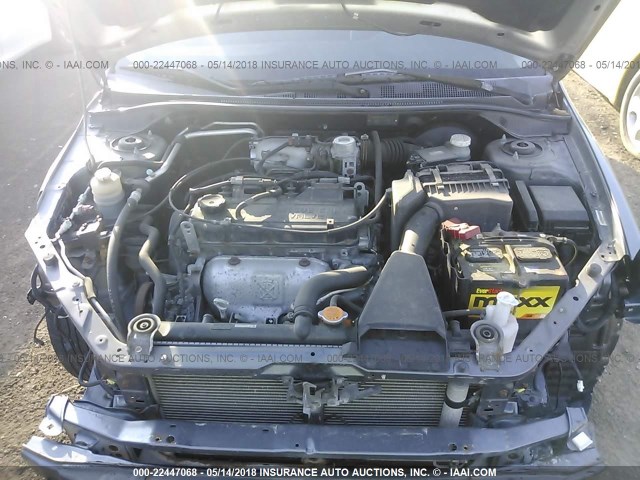 JA3AJ26E66U051504 - 2006 MITSUBISHI LANCER ES GRAY photo 10