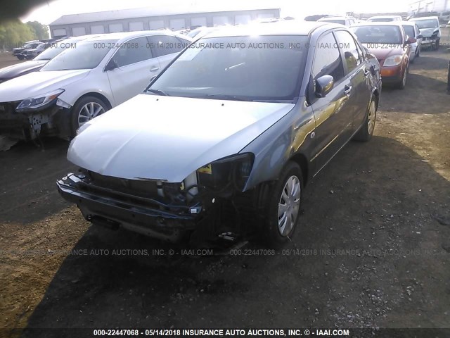 JA3AJ26E66U051504 - 2006 MITSUBISHI LANCER ES GRAY photo 2