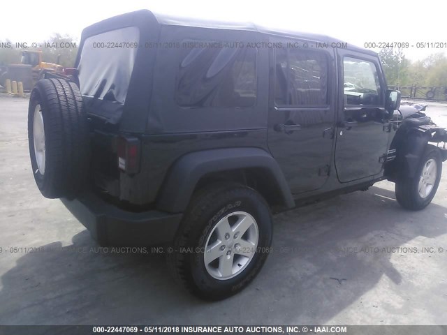 1C4HJWDG9JL838652 - 2018 JEEP WRANGLER UNLIMITE SPORT BLACK photo 4