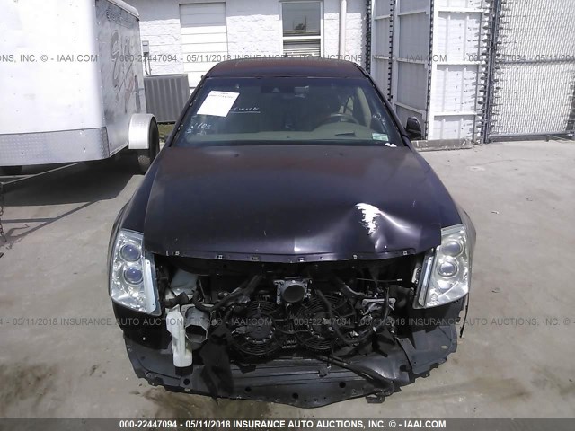 1G6DL67A990133799 - 2009 CADILLAC STS PURPLE photo 6