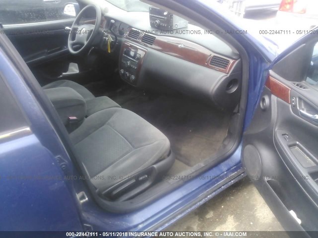 2G1WS551769397216 - 2006 CHEVROLET IMPALA POLICE BLUE photo 5