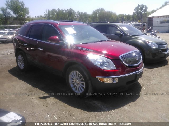5GAKRBED6CJ189517 - 2012 BUICK ENCLAVE RED photo 1