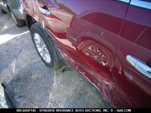 5GAKRBED6CJ189517 - 2012 BUICK ENCLAVE RED photo 6