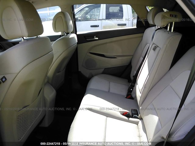 KM8J33A40JU616558 - 2018 HYUNDAI TUCSON LIMITED/SPORT AND ECO/SE RED photo 8