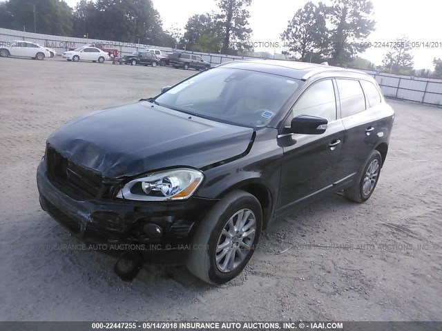 YV4992DZ9A2123834 - 2010 VOLVO XC60 T6 BLACK photo 2