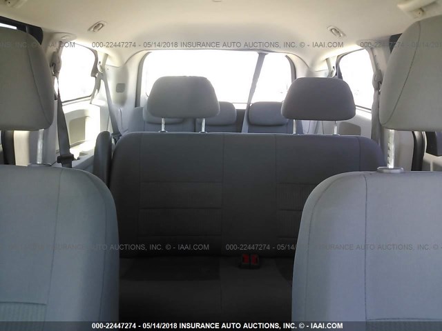 1D8HN44H88B134395 - 2008 DODGE GRAND CARAVAN SE GRAY photo 8